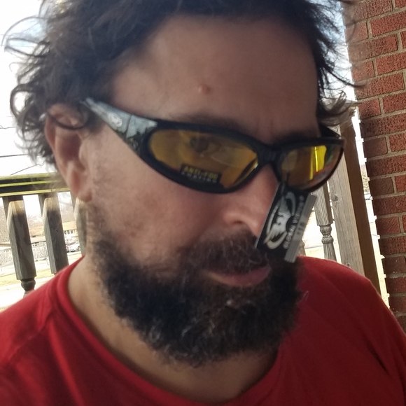 Motorcyle Glasses yellow free Foreign currency with purchase while supplies last - Picture 9 of 16